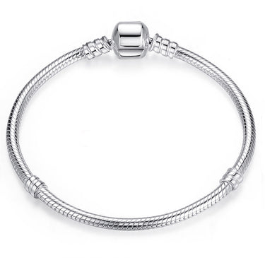 Classic Snake Chain Charm Bracelet – DIY-Friendly Base for Personalized Charm Stacking